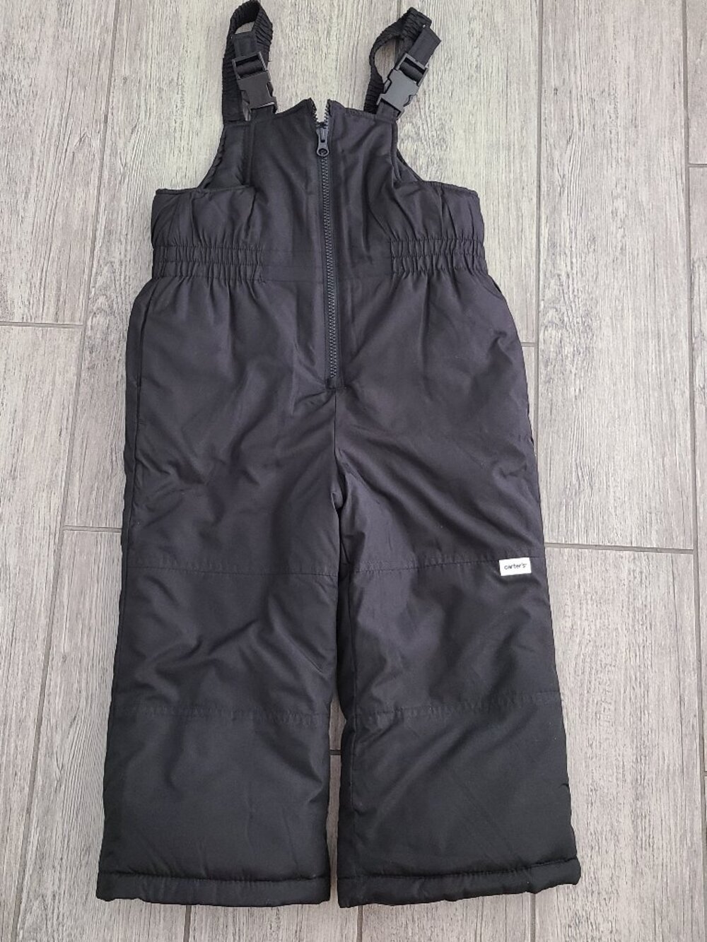 Carterโs Kids 5T Black Insulated Snow Bib Overalls Ski Snow Pants